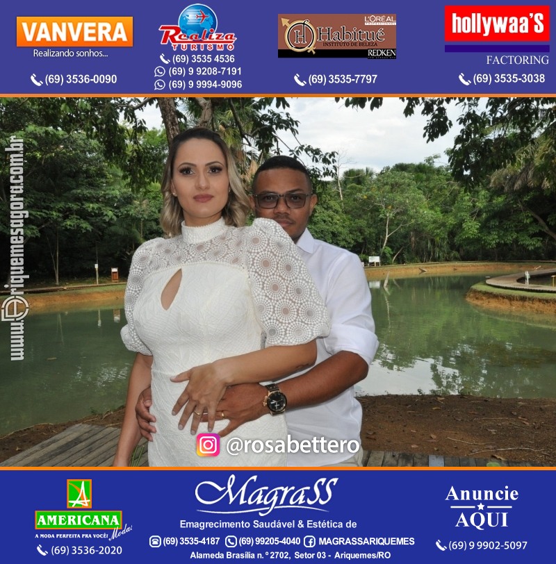 Ensaio Fotográfico & Casamento & Raquiel Maria Cappatto e Wanderson Maia
