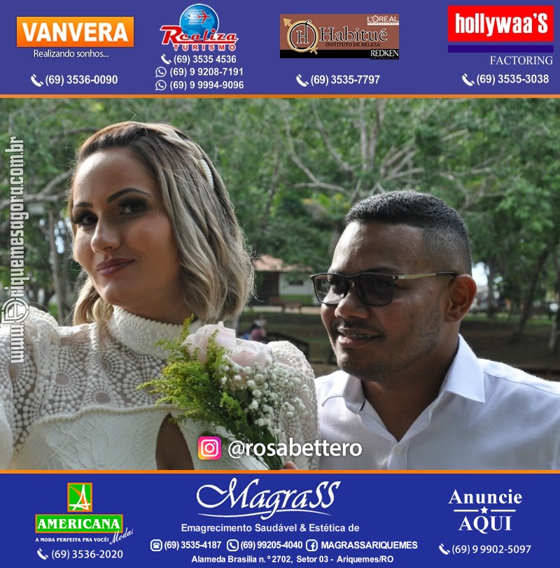 Ensaio Fotográfico & Casamento & Raquiel Maria Cappatto e Wanderson Maia