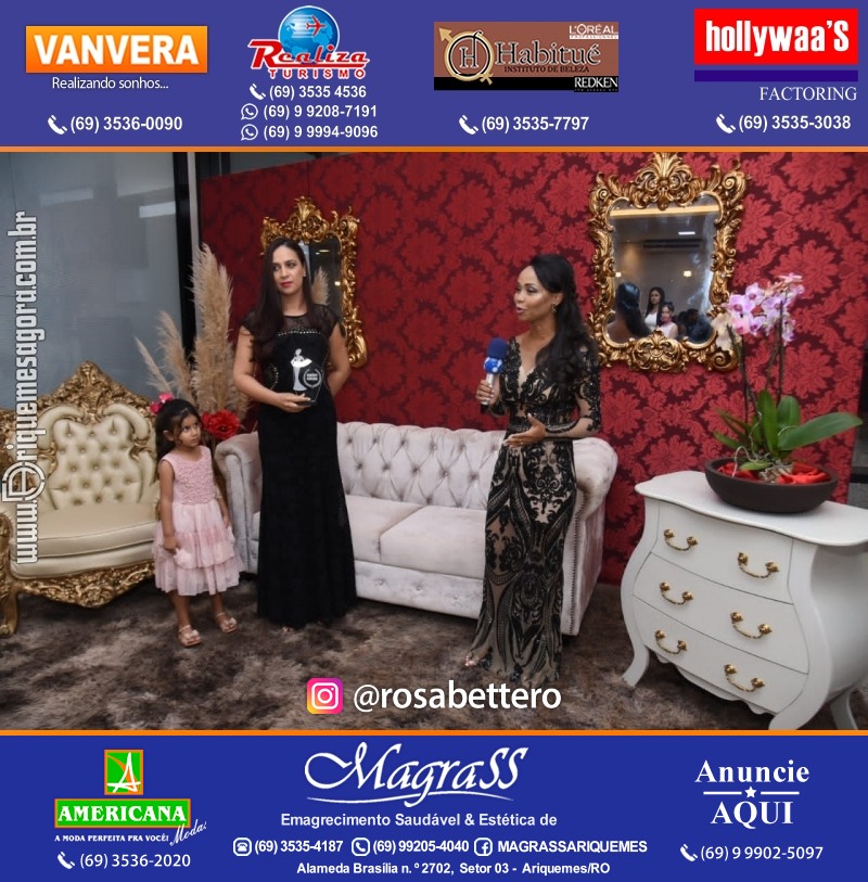 PRÊMIO MULHER E NOTÁVEL homenageia personalidades em Rolim de Moura