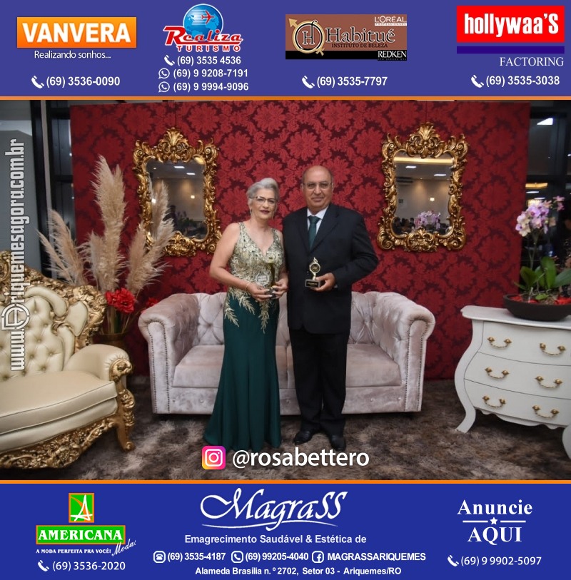 PRÊMIO MULHER E NOTÁVEL homenageia personalidades em Rolim de Moura