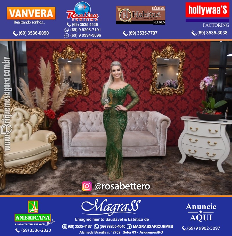 PRÊMIO MULHER E NOTÁVEL homenageia personalidades em Rolim de Moura