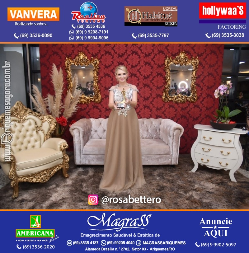 PRÊMIO MULHER E NOTÁVEL homenageia personalidades em Rolim de Moura