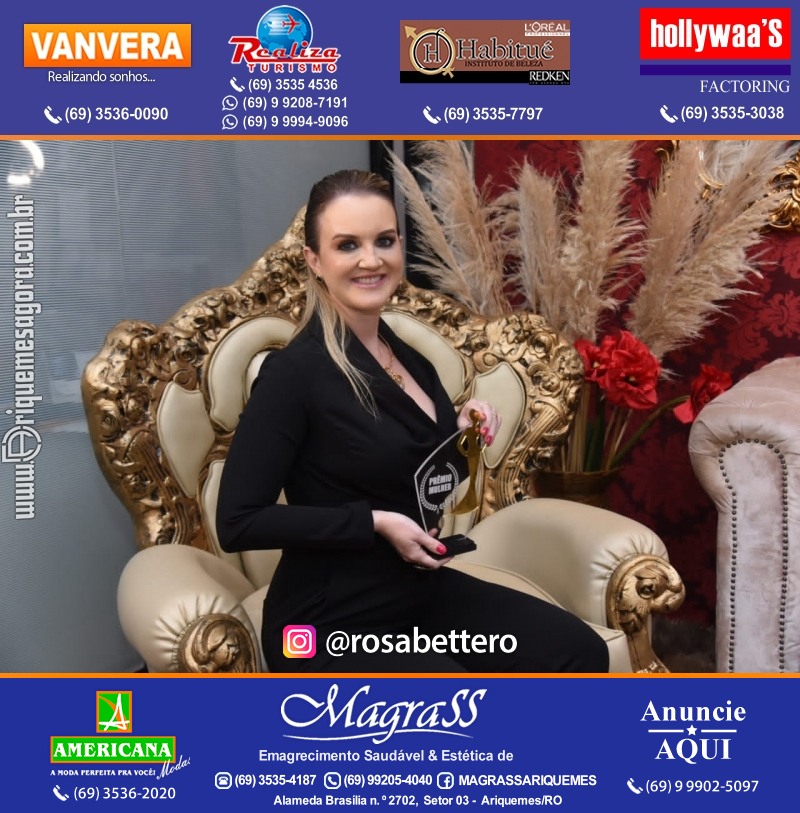 PRÊMIO MULHER E NOTÁVEL homenageia personalidades em Rolim de Moura