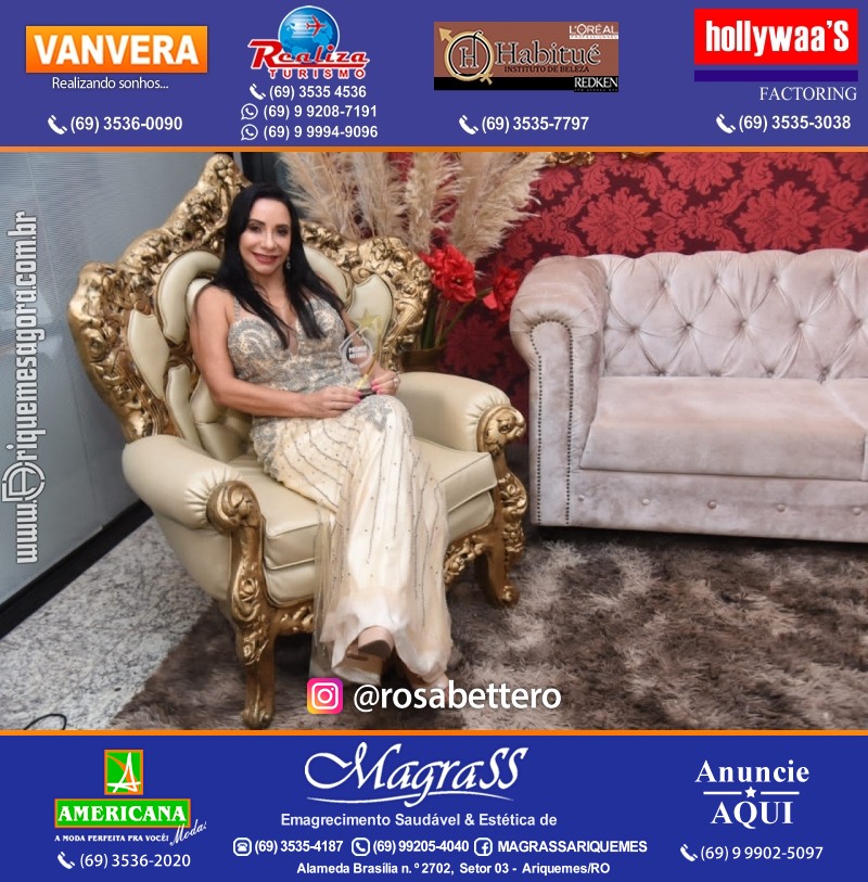 PRÊMIO MULHER E NOTÁVEL homenageia personalidades em Rolim de Moura