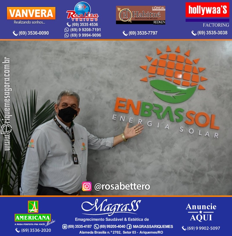 Inauguração da ENBRASSOL ENERGIA SOLAR em Ariquemes Rondônia na Av. Canaã