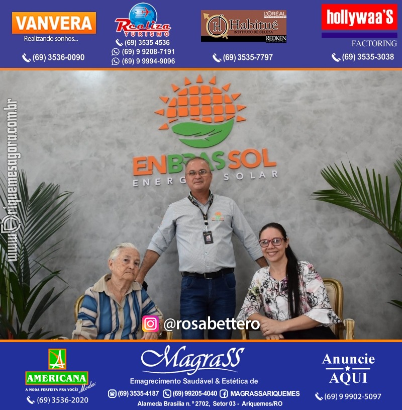 Inauguração da ENBRASSOL ENERGIA SOLAR em Ariquemes Rondônia na Av. Canaã