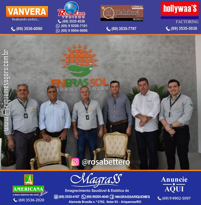 Inauguração da ENBRASSOL ENERGIA SOLAR em Ariquemes Rondônia na Av. Canaã