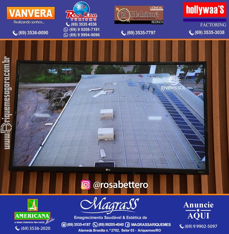 Inauguração da ENBRASSOL ENERGIA SOLAR em Ariquemes Rondônia na Av. Canaã