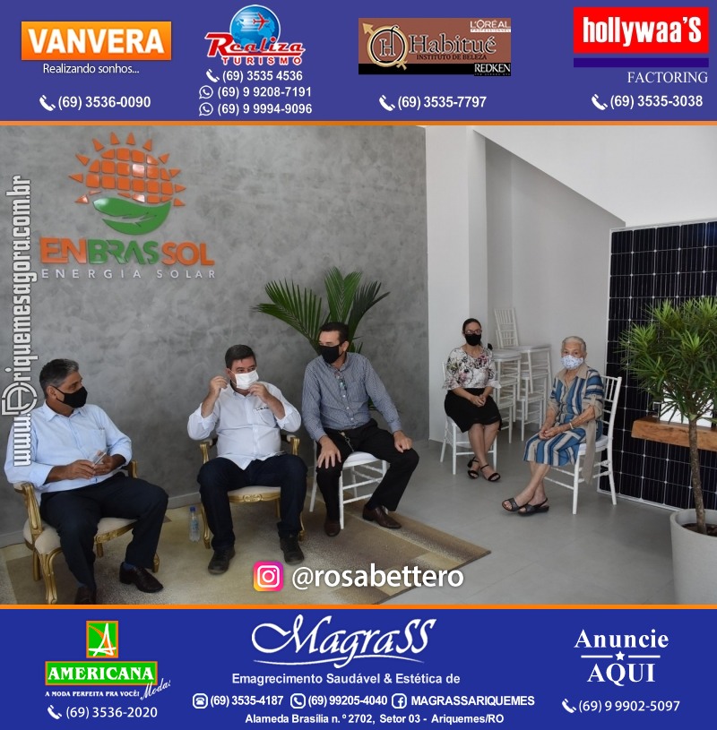 Inauguração da ENBRASSOL ENERGIA SOLAR em Ariquemes Rondônia na Av. Canaã