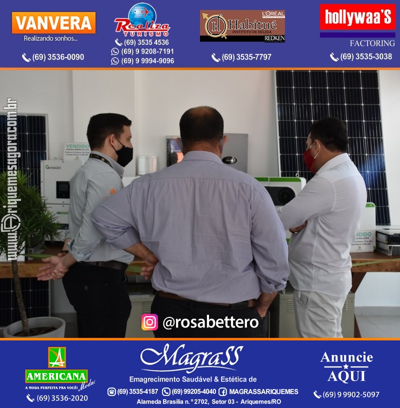 Inauguração da ENBRASSOL ENERGIA SOLAR em Ariquemes Rondônia na Av. Canaã