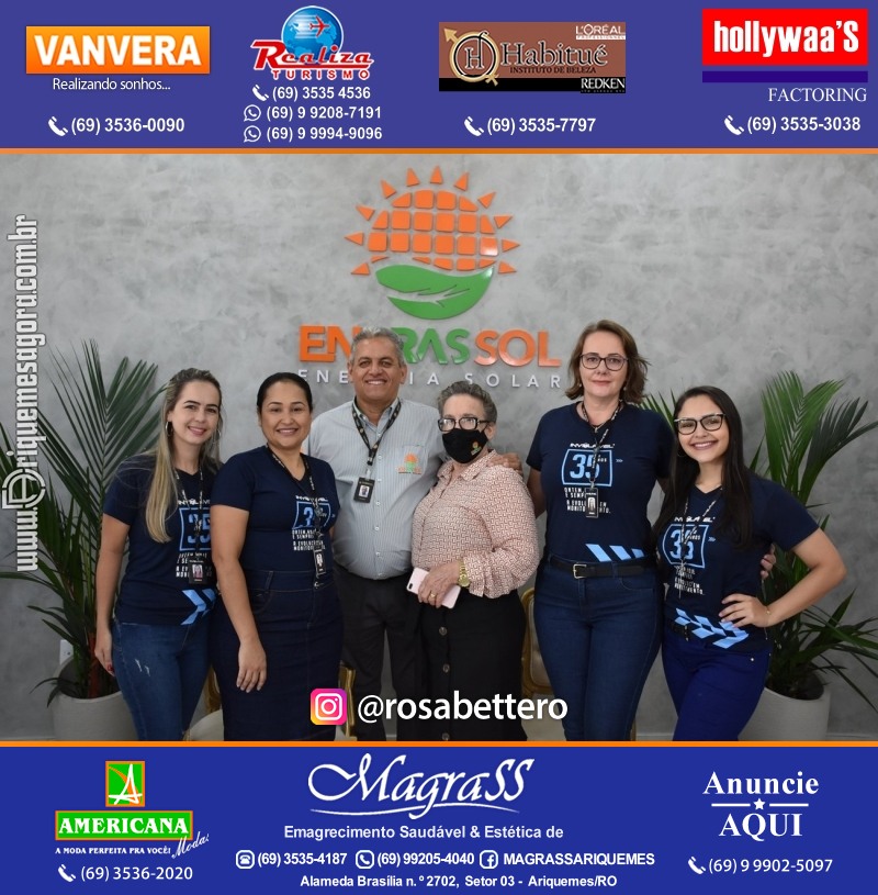 Inauguração da ENBRASSOL ENERGIA SOLAR em Ariquemes Rondônia na Av. Canaã