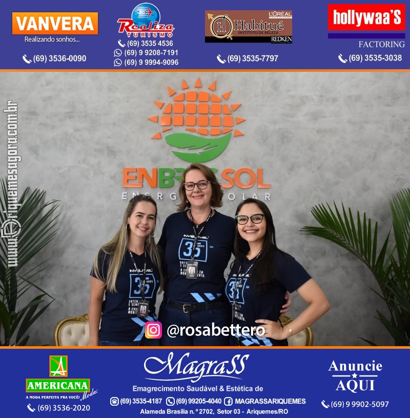 Inauguração da ENBRASSOL ENERGIA SOLAR em Ariquemes Rondônia na Av. Canaã
