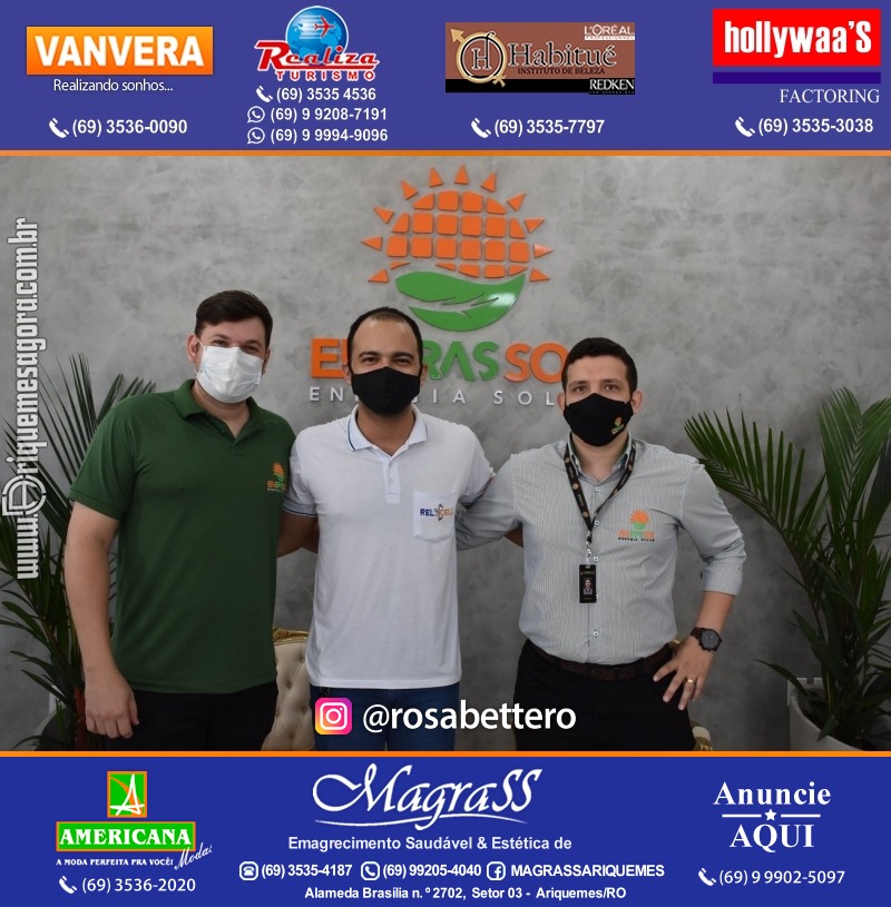 Inauguração da ENBRASSOL ENERGIA SOLAR em Ariquemes Rondônia na Av. Canaã