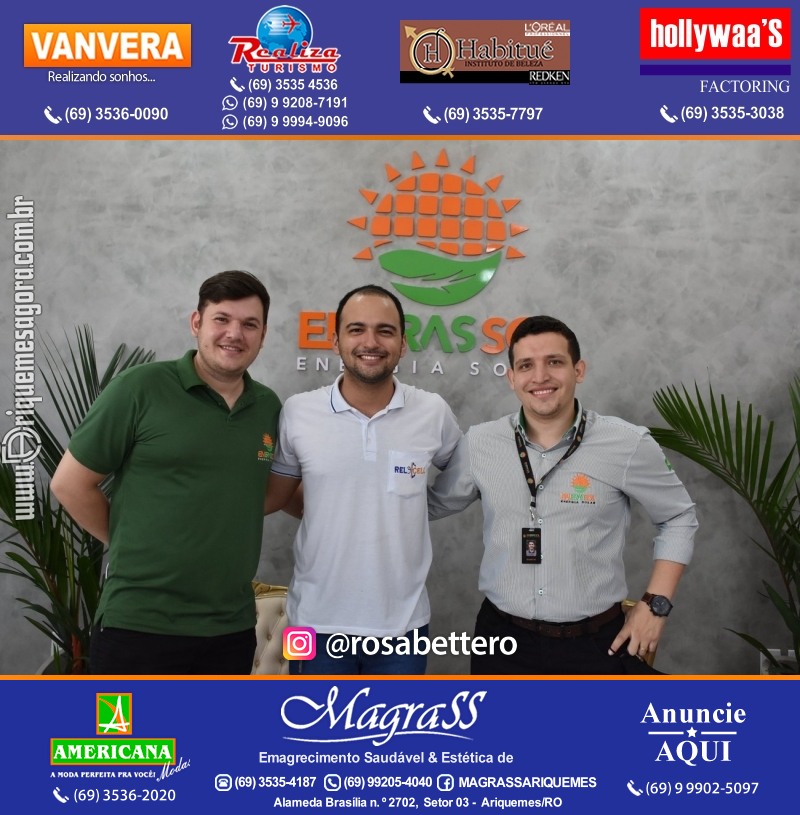 Inauguração da ENBRASSOL ENERGIA SOLAR em Ariquemes Rondônia na Av. Canaã