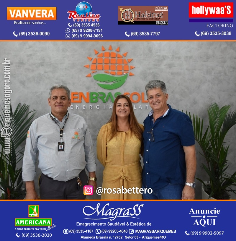Inauguração da ENBRASSOL ENERGIA SOLAR em Ariquemes Rondônia na Av. Canaã