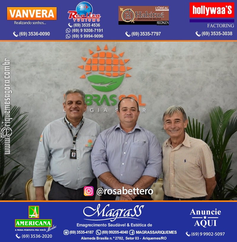 Inauguração da ENBRASSOL ENERGIA SOLAR em Ariquemes Rondônia na Av. Canaã
