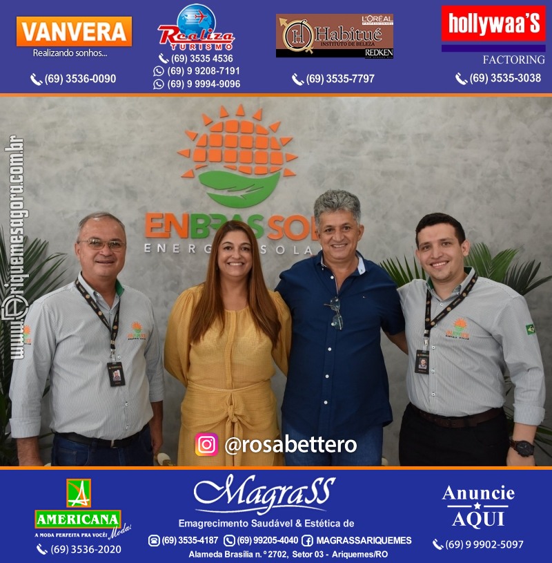 Inauguração da ENBRASSOL ENERGIA SOLAR em Ariquemes Rondônia na Av. Canaã