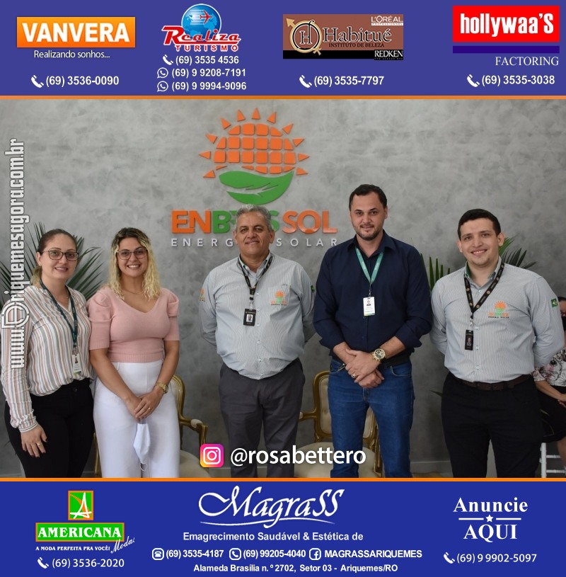 Inauguração da ENBRASSOL ENERGIA SOLAR em Ariquemes Rondônia na Av. Canaã