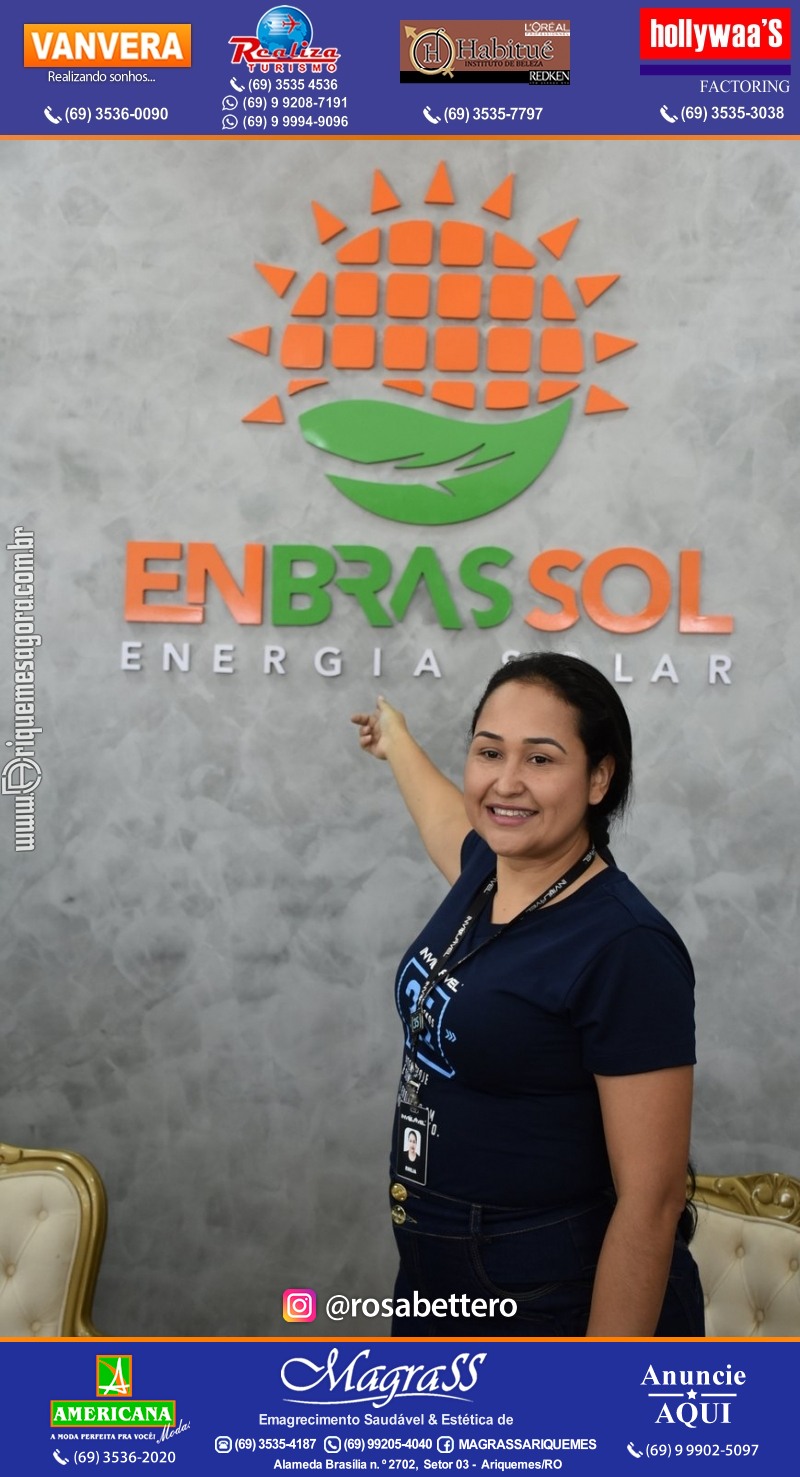Inauguração da ENBRASSOL ENERGIA SOLAR em Ariquemes Rondônia na Av. Canaã