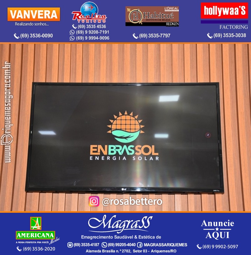 Inauguração da ENBRASSOL ENERGIA SOLAR em Ariquemes Rondônia na Av. Canaã