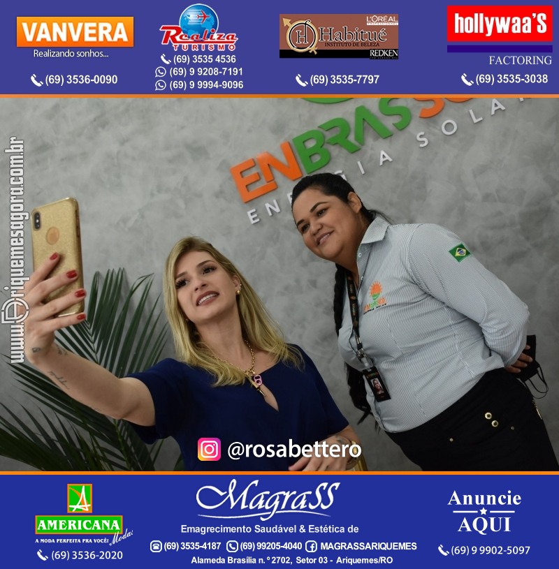 Inauguração da ENBRASSOL ENERGIA SOLAR em Ariquemes Rondônia na Av. Canaã