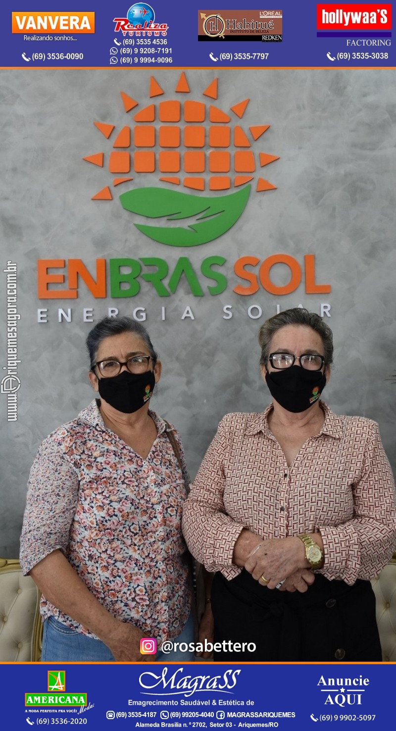 Inauguração da ENBRASSOL ENERGIA SOLAR em Ariquemes Rondônia na Av. Canaã