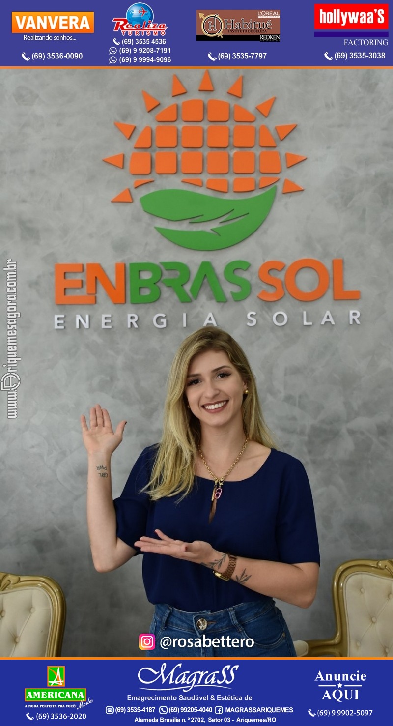 Inauguração da ENBRASSOL ENERGIA SOLAR em Ariquemes Rondônia na Av. Canaã