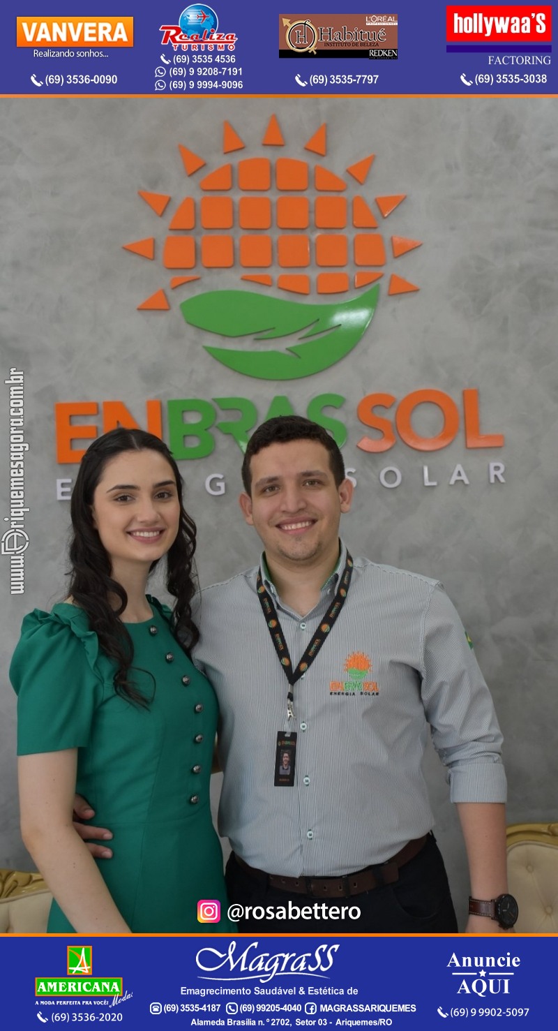 Inauguração da ENBRASSOL ENERGIA SOLAR em Ariquemes Rondônia na Av. Canaã