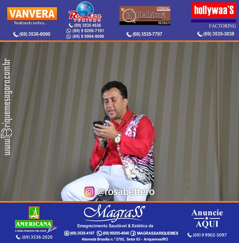VAMOS LEMBRAR? Show com Paulinho Gogó em Ariquemes Show com Paulinho Gogó em Ariquemes