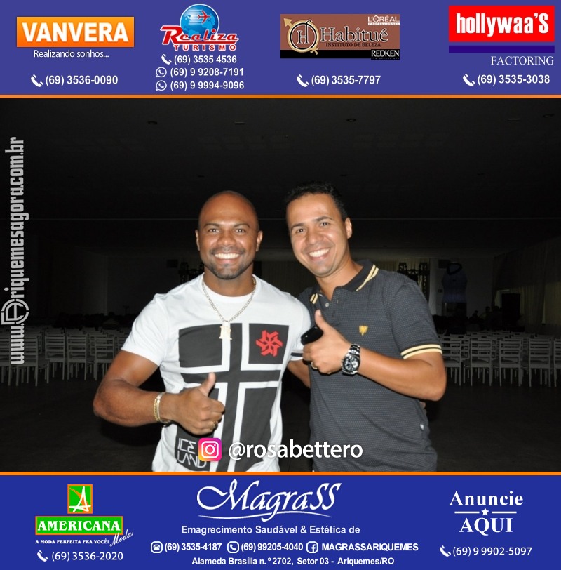 VAMOS LEMBRAR? Show com Paulinho Gogó em Ariquemes Show com Paulinho Gogó em Ariquemes
