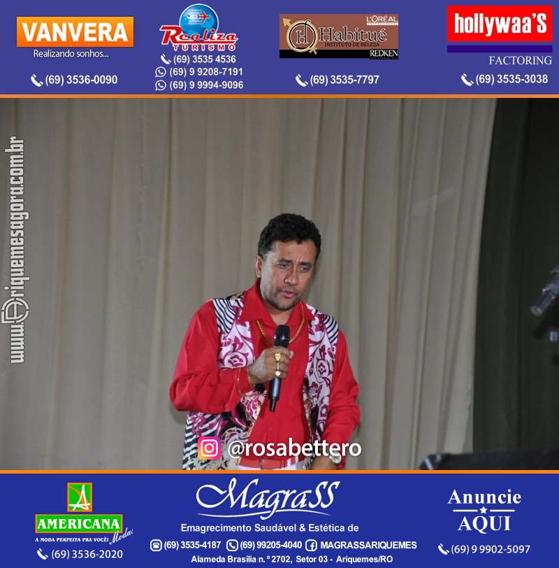 VAMOS LEMBRAR? Show com Paulinho Gogó em Ariquemes Show com Paulinho Gogó em Ariquemes