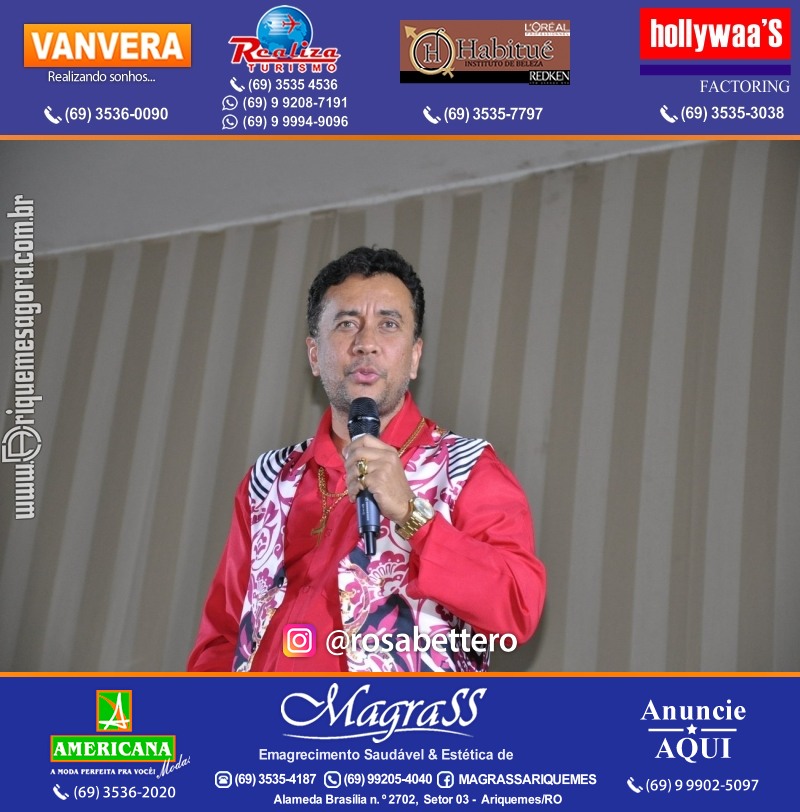 VAMOS LEMBRAR? Show com Paulinho Gogó em Ariquemes Show com Paulinho Gogó em Ariquemes
