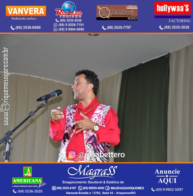 VAMOS LEMBRAR? Show com Paulinho Gogó em Ariquemes Show com Paulinho Gogó em Ariquemes