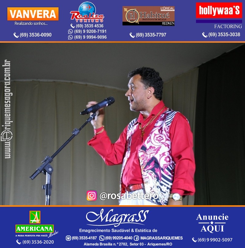 VAMOS LEMBRAR? Show com Paulinho Gogó em Ariquemes Show com Paulinho Gogó em Ariquemes