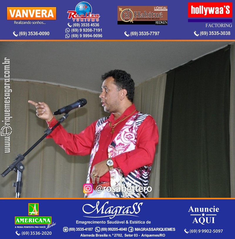 VAMOS LEMBRAR? Show com Paulinho Gogó em Ariquemes Show com Paulinho Gogó em Ariquemes