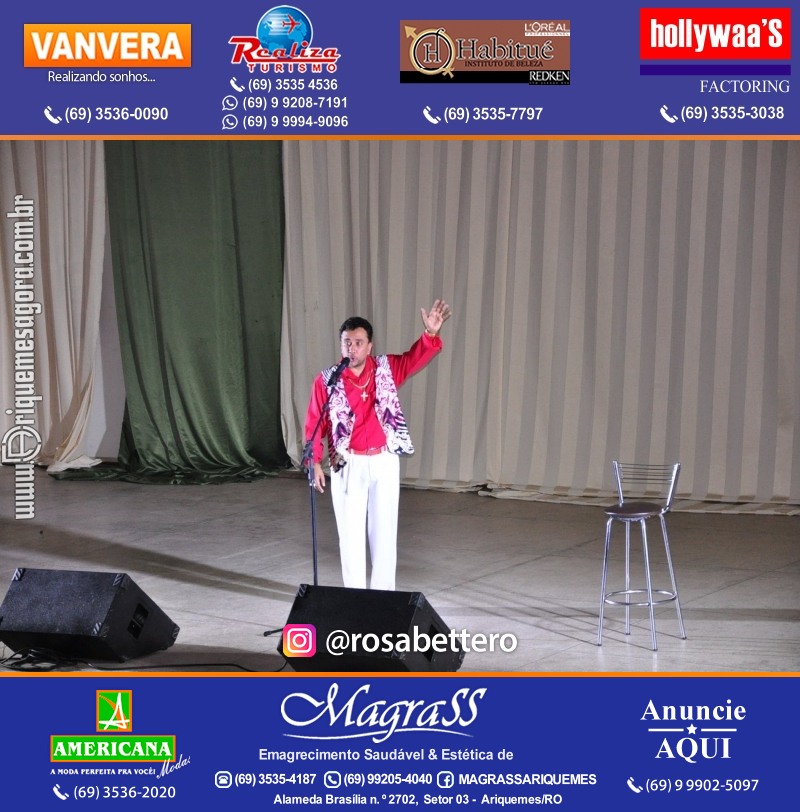 VAMOS LEMBRAR? Show com Paulinho Gogó em Ariquemes Show com Paulinho Gogó em Ariquemes