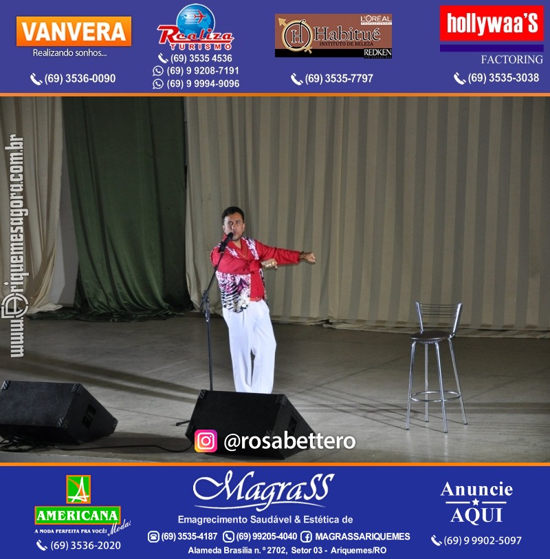 VAMOS LEMBRAR? Show com Paulinho Gogó em Ariquemes Show com Paulinho Gogó em Ariquemes
