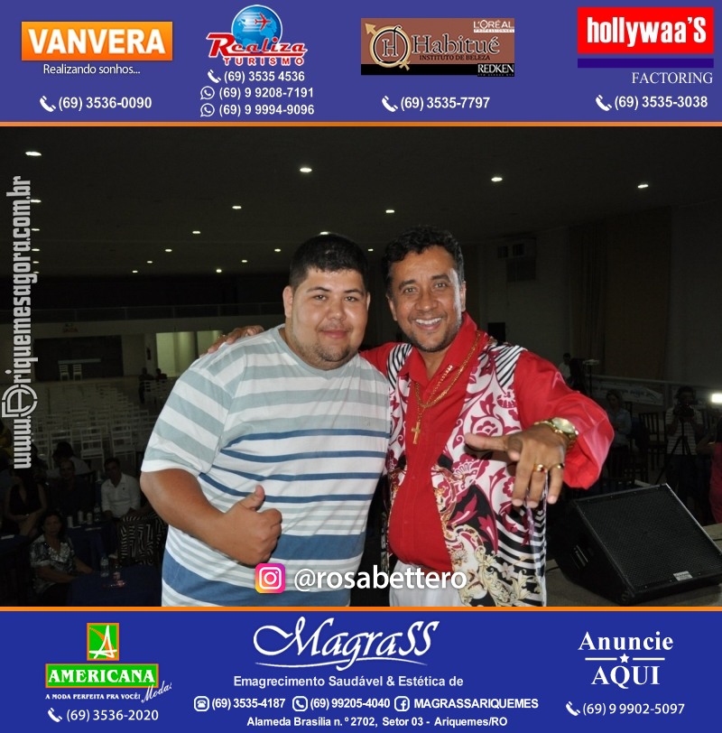 VAMOS LEMBRAR? Show com Paulinho Gogó em Ariquemes Show com Paulinho Gogó em Ariquemes