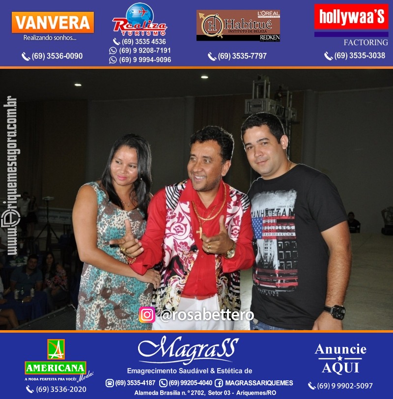 VAMOS LEMBRAR? Show com Paulinho Gogó em Ariquemes Show com Paulinho Gogó em Ariquemes