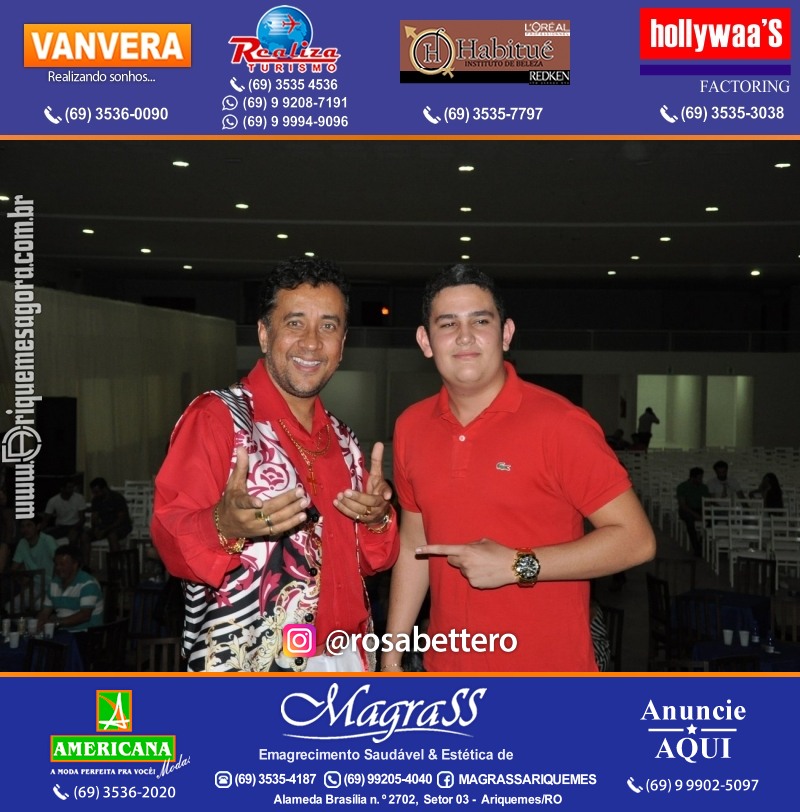 VAMOS LEMBRAR? Show com Paulinho Gogó em Ariquemes Show com Paulinho Gogó em Ariquemes