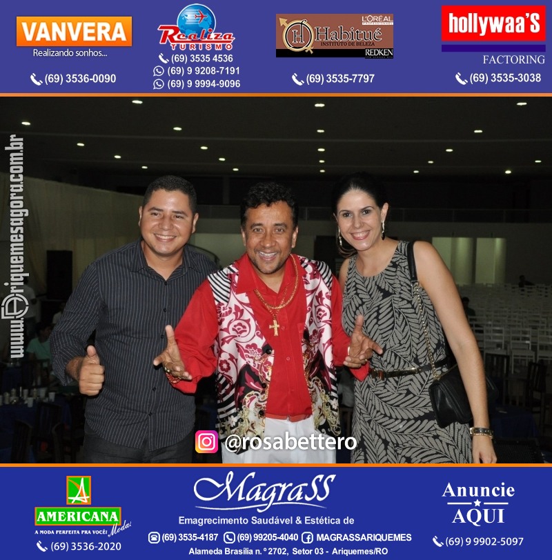 VAMOS LEMBRAR? Show com Paulinho Gogó em Ariquemes Show com Paulinho Gogó em Ariquemes