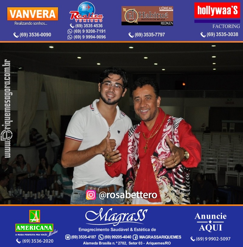 VAMOS LEMBRAR? Show com Paulinho Gogó em Ariquemes Show com Paulinho Gogó em Ariquemes