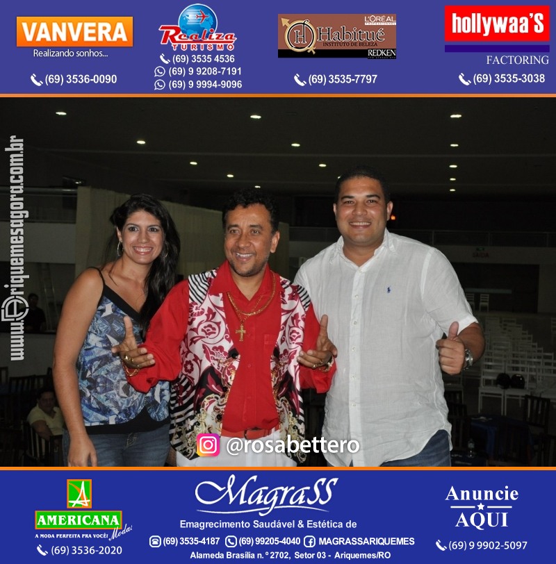 VAMOS LEMBRAR? Show com Paulinho Gogó em Ariquemes Show com Paulinho Gogó em Ariquemes
