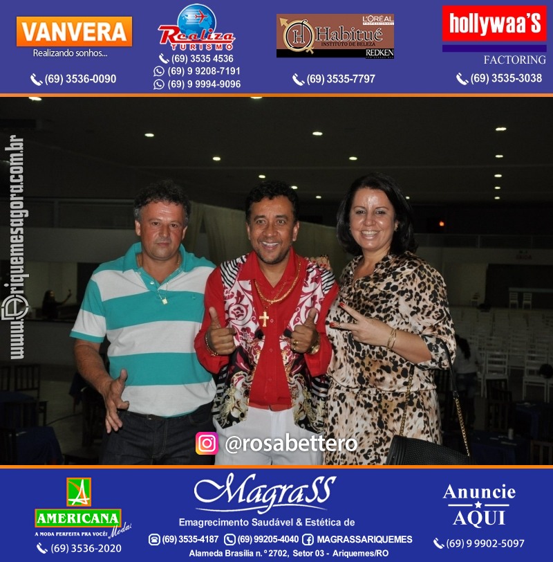 VAMOS LEMBRAR? Show com Paulinho Gogó em Ariquemes Show com Paulinho Gogó em Ariquemes