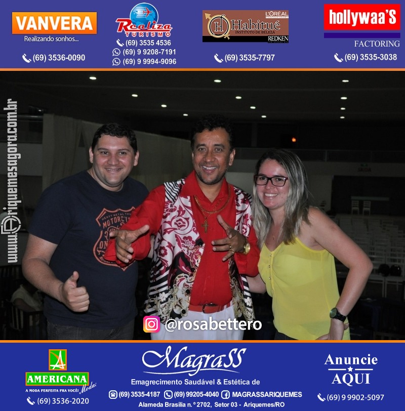 VAMOS LEMBRAR? Show com Paulinho Gogó em Ariquemes Show com Paulinho Gogó em Ariquemes