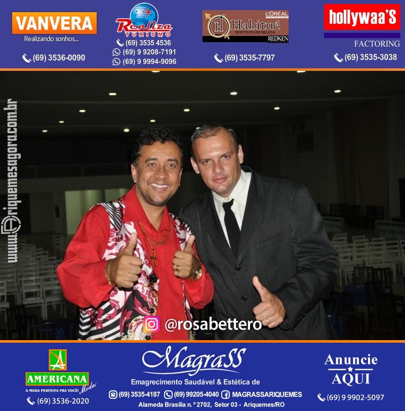 VAMOS LEMBRAR? Show com Paulinho Gogó em Ariquemes Show com Paulinho Gogó em Ariquemes