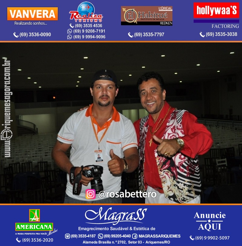 VAMOS LEMBRAR? Show com Paulinho Gogó em Ariquemes Show com Paulinho Gogó em Ariquemes