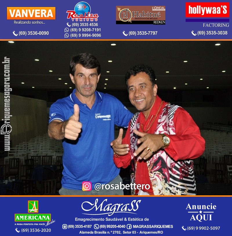 VAMOS LEMBRAR? Show com Paulinho Gogó em Ariquemes Show com Paulinho Gogó em Ariquemes