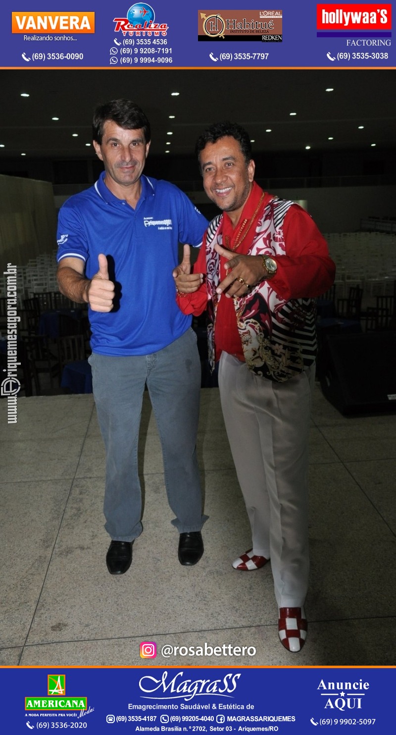 VAMOS LEMBRAR? Show com Paulinho Gogó em Ariquemes Show com Paulinho Gogó em Ariquemes