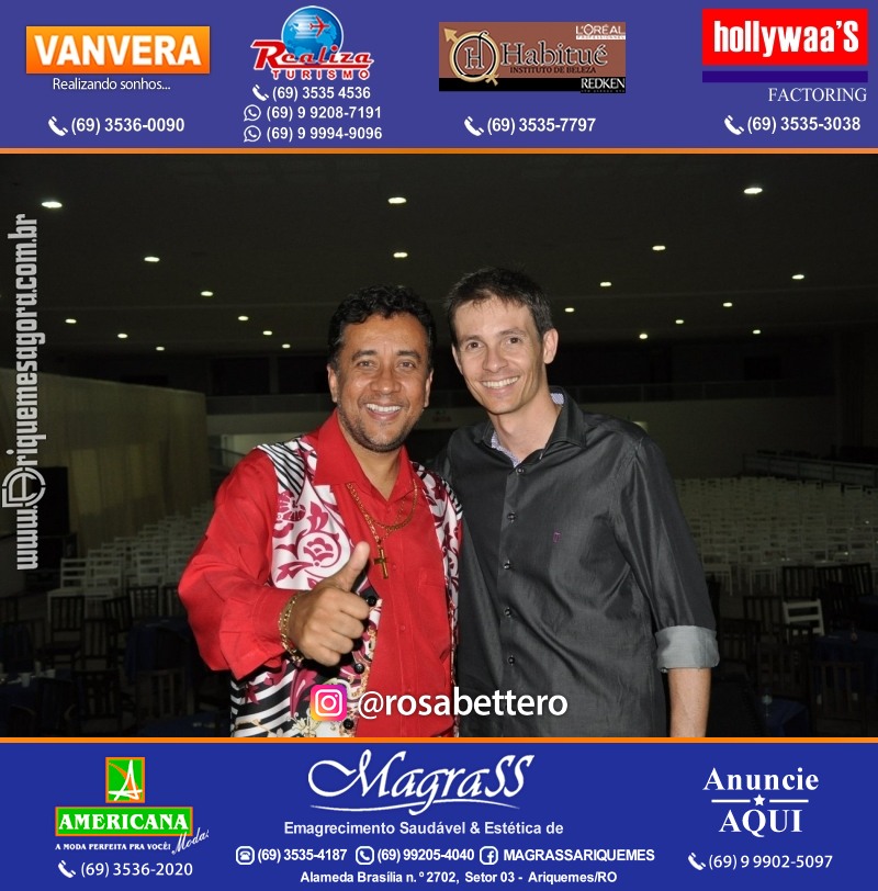 VAMOS LEMBRAR? Show com Paulinho Gogó em Ariquemes Show com Paulinho Gogó em Ariquemes